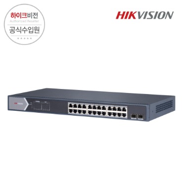 [HIKVISION] 하이크비전 DS-3E1526P-SI 24포트 장거리 스마트 PoE 스위치 허브